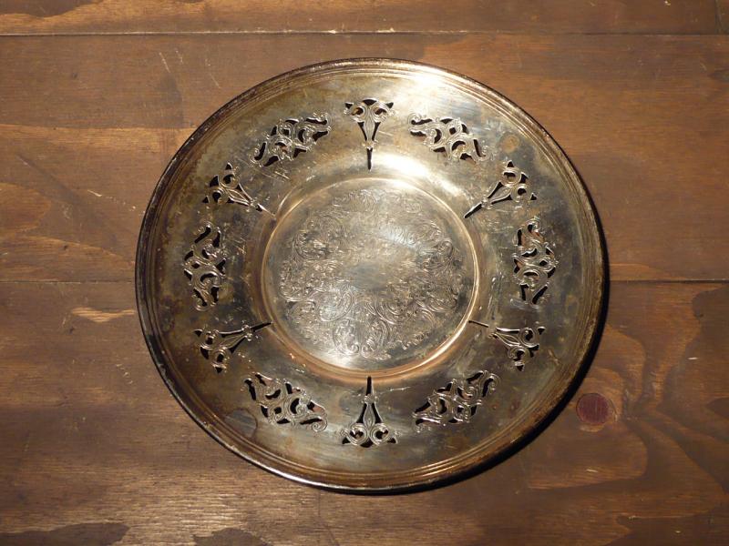 silver tray