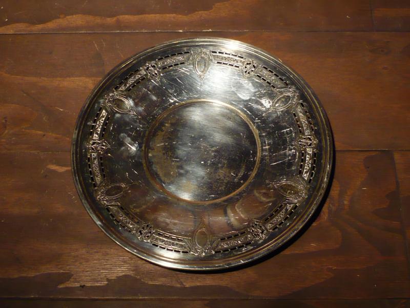 silver tray