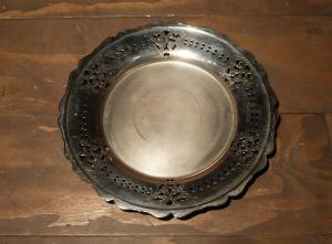 silver tray