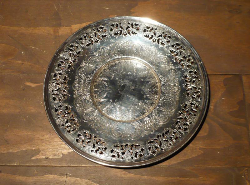 silver tray