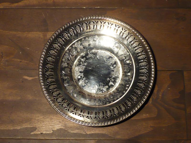 silver tray