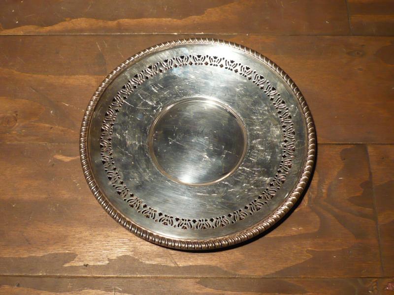 silver tray