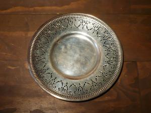 silver tray