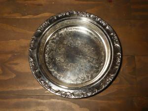 silver tray