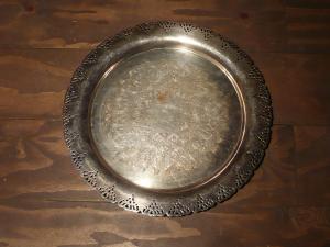 silver tray