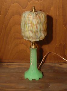 French glass table lamp 1灯