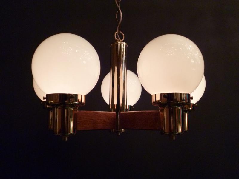 wood chandelier 5灯
