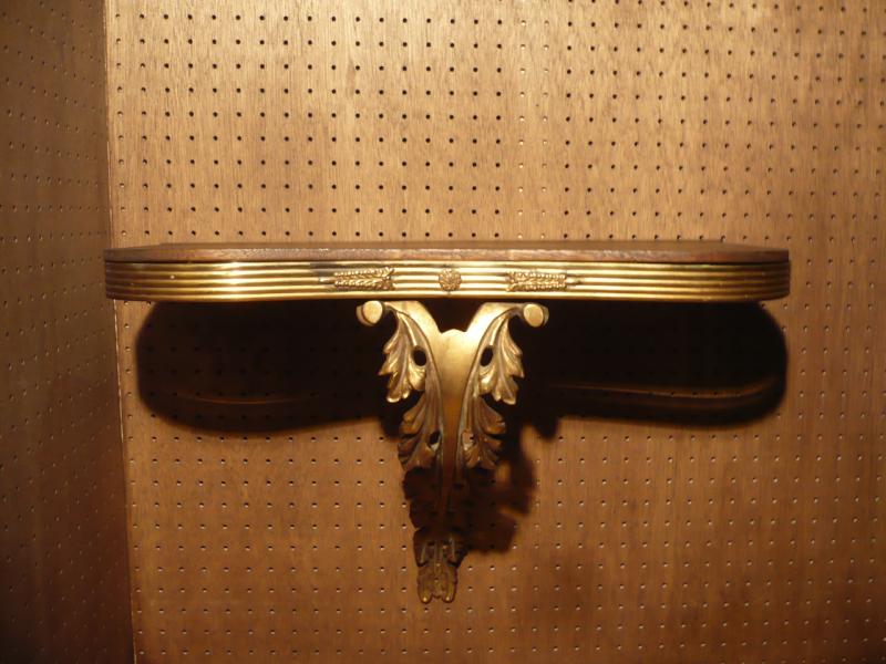 イタリア製真鍮コンソールテーブル、飾り棚、インテリア壁飾り　LCM 3768（2）