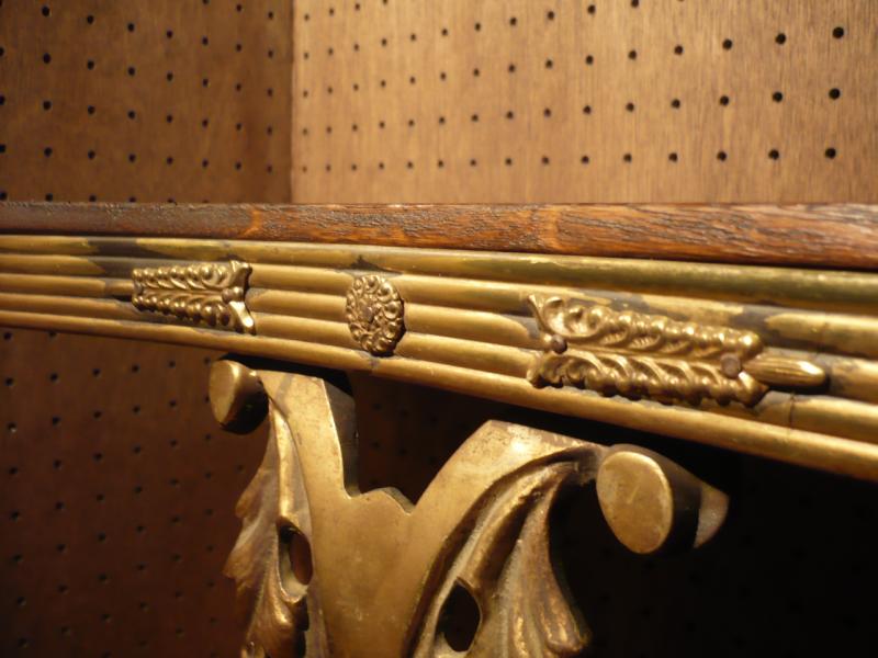 イタリア製真鍮コンソールテーブル、飾り棚、インテリア壁飾り　LCM 3768（4）