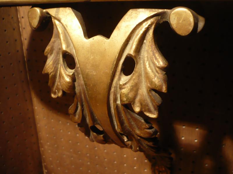 イタリア製真鍮コンソールテーブル、飾り棚、インテリア壁飾り　LCM 3768（5）