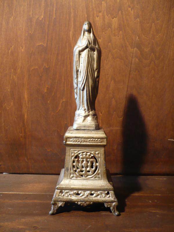 Italian silver Maria statue