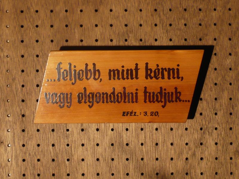 wood motto