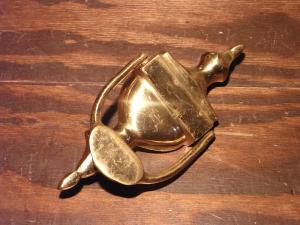 Italian brass door knocker 