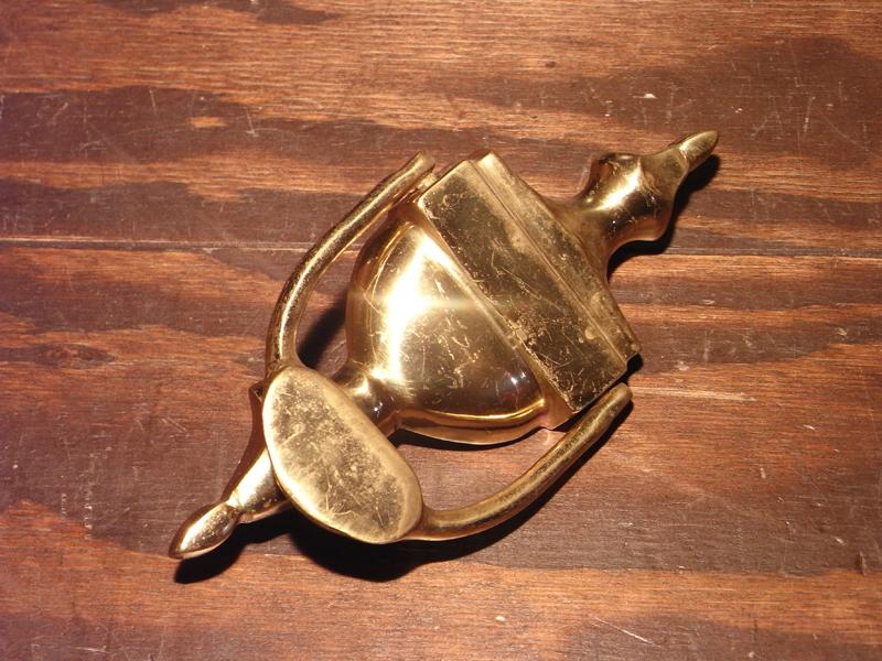 Italian brass door knocker