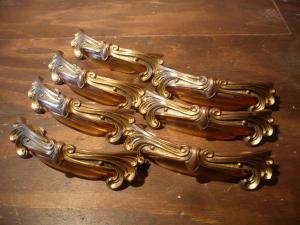 Italian brass furniture handle（残り2点！！）