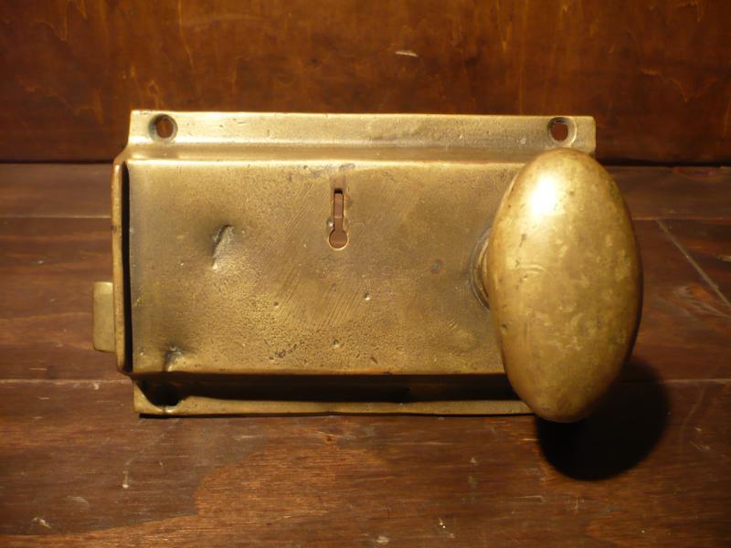 イギリス製アンティーク真鍮製ドアノブ　ドア取っ手　家具パーツ　LCM 3887（4）
