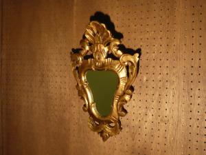 Italian wood wall mirror