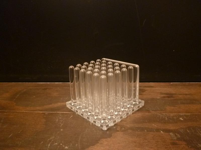 Lucite letter holder