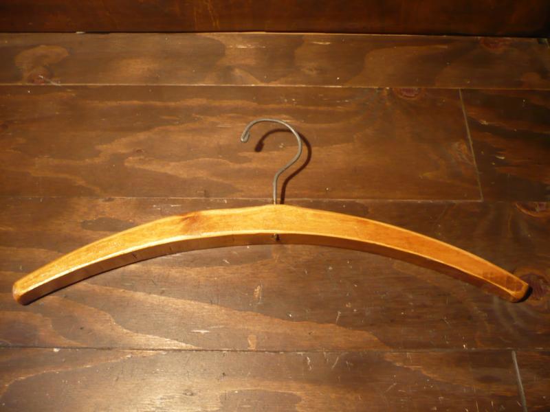 wood hanger