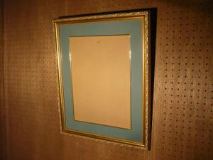 Italian wood picture frame