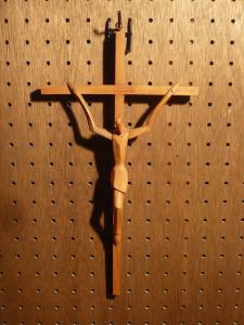 Italian wood crucifix
