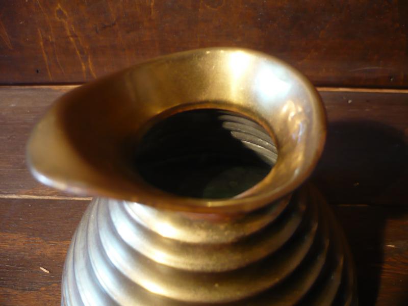 イタリア製アンティーク真鍮製水差し（カルトン、花器、花瓶）　LCM 3920（2）