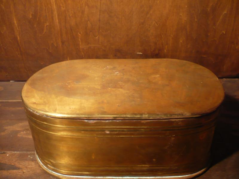 アンティーク真鍮製トレイ、トレー（カルトン、バケツ、入れ物）　LCM 3954（4）