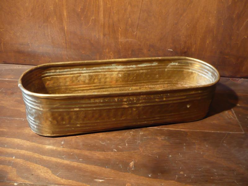 Italian brass bucket