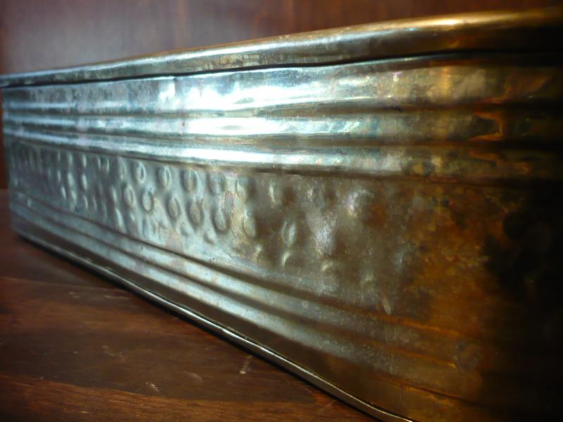 アンティーク真鍮製トレイ、トレー（カルトン、バケツ、入れ物）　LCM 3957（2）