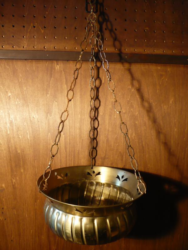 brass hanging tray