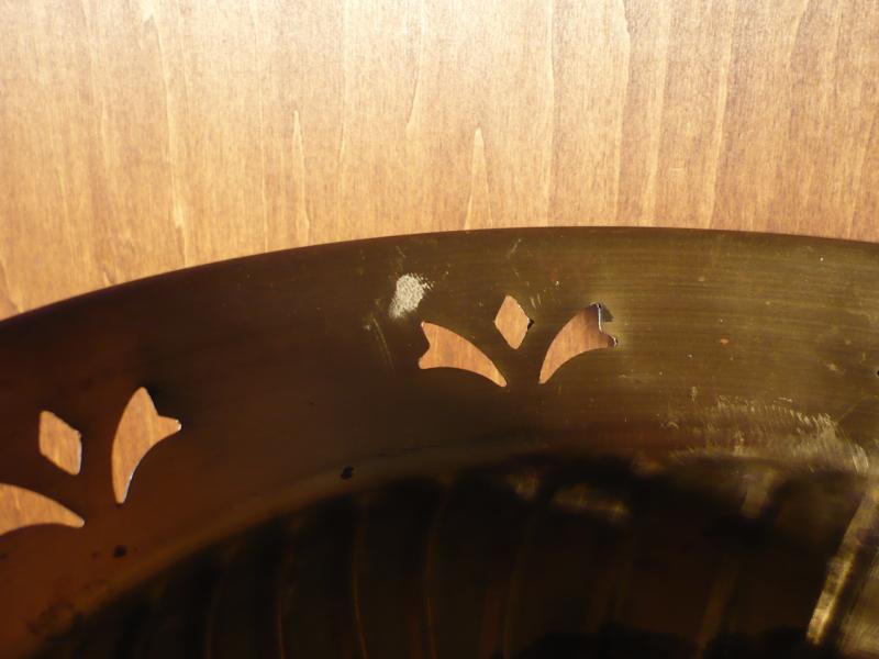 アンティーク真鍮製トレイ、トレー（カルトン、バケツ、入れ物）　LCM 3964（5）