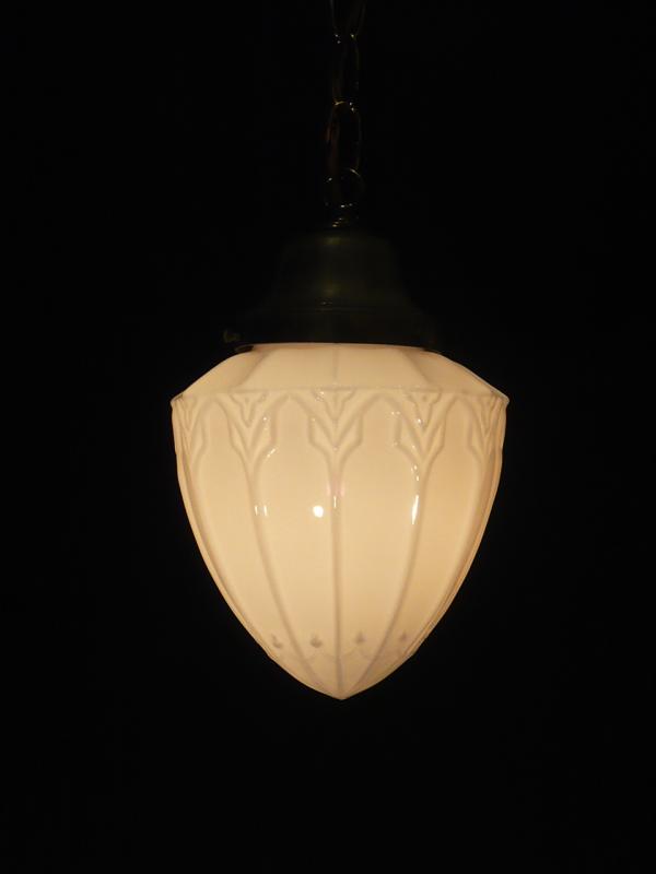 ガラスシェードペンダントライト　小型ペンダント照明　玄関照明　BCH 0027（1）