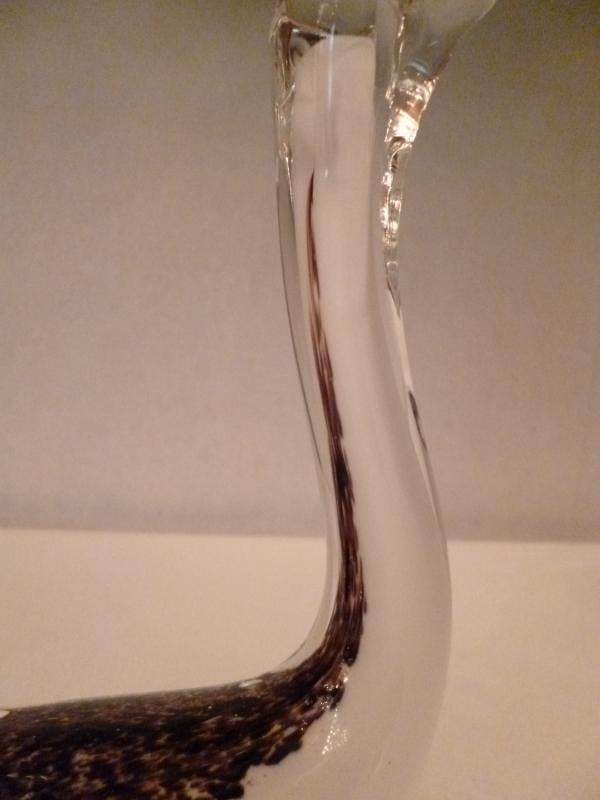 イタリアムラノガラス（ヴェネツィアングラス）製　ガラスオブジェ　調度品　白鳥　USM 1126（7）