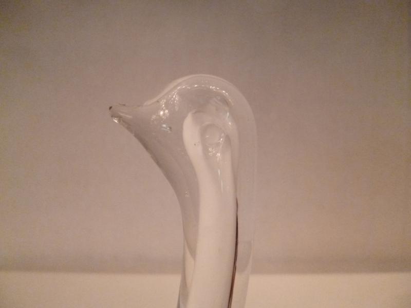 イタリアムラノガラス（ヴェネツィアングラス）製　ガラスオブジェ　調度品　白鳥　USM 1127（3）
