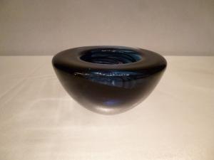 Swedish Midnight blue art glass