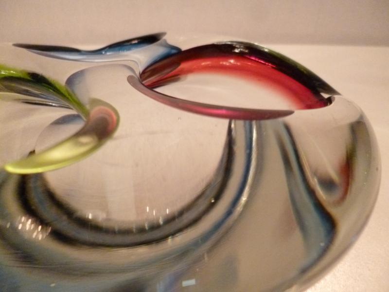 イタリアムラノガラス（ヴェネツィアングラス）製　ガラスオブジェ　灰皿　USM 1149（6）