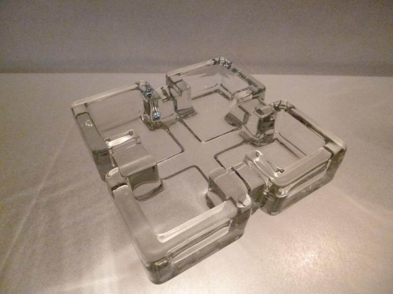 Modern glass ashtray