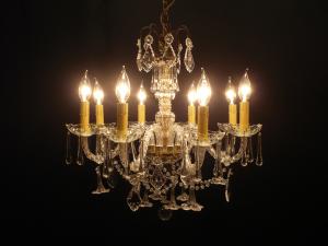 glass Marie Antoinette chandelier 8灯
