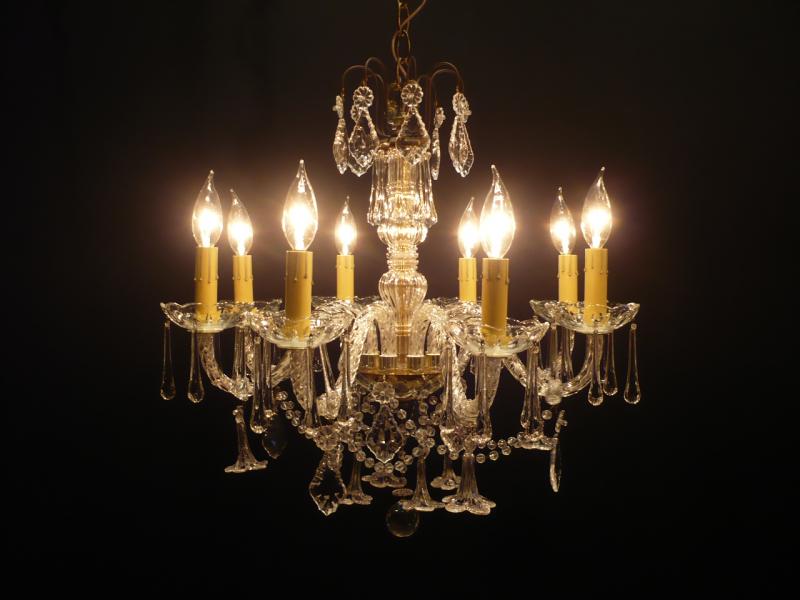 glass Marie Antoinette chandelier 8灯