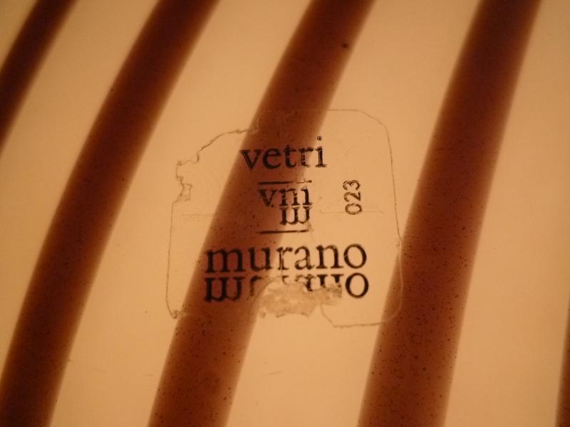イタリア　ヴェネツィアングラス　ムラノガラス　テーブルランプ Effetre International　UST 0296（7）