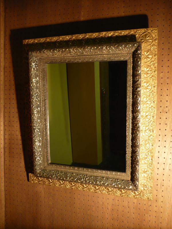 Italian wood wall mirror