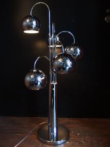 Chrome floor lamp 5灯