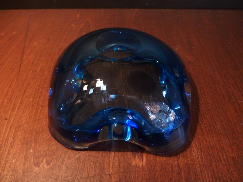 イタリアムラノガラス（ヴェネツィアングラス）製　ガラスオブジェ　調度品　皿　器　USM 1273（7）