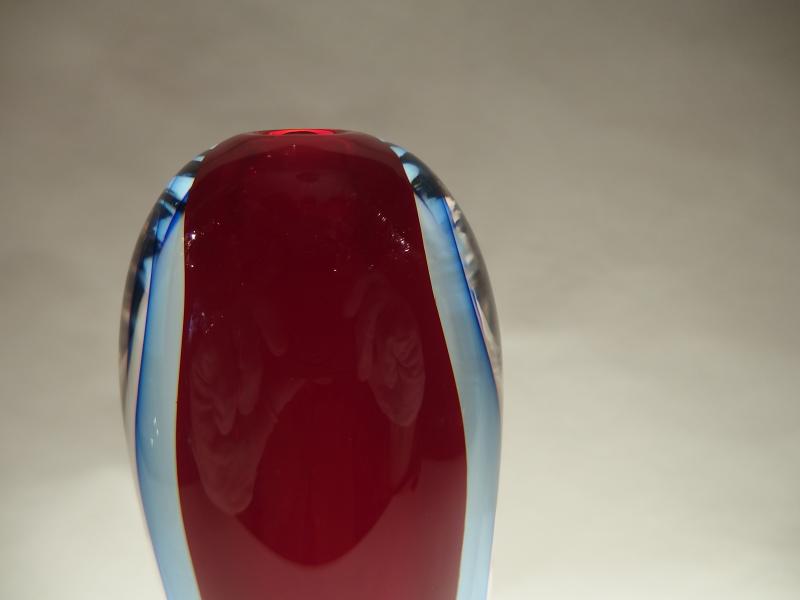 ムラノガラス　イタリア　花瓶　モダン　USM 1283（2）