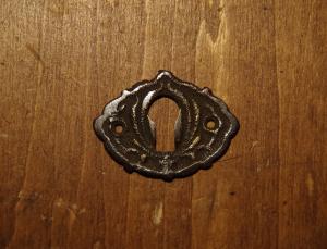 Brass key hole