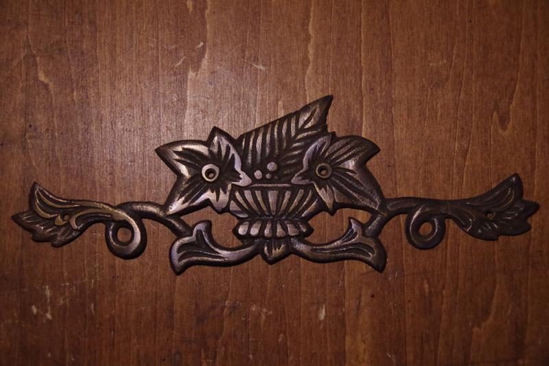 Brass wall ornament