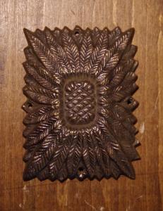 Brass wall ornament