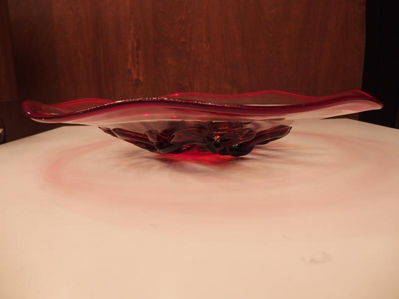 イタリアムラノガラス　大皿　ヴィンテージ　USM 1302（3）