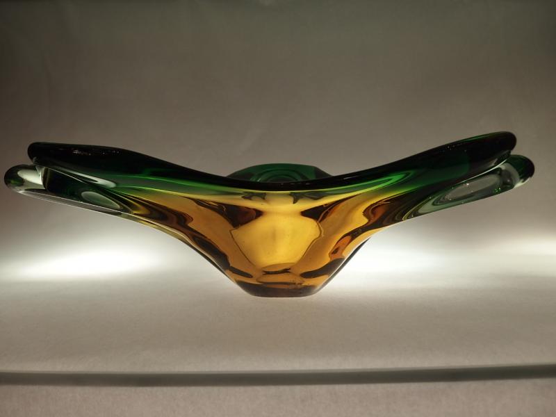 イタリアムラノガラスオブジェ　ヴィンテージ　アートガラス  Seguso Vetri　USM 1311（6）
