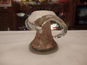 Murano art glass candle holder